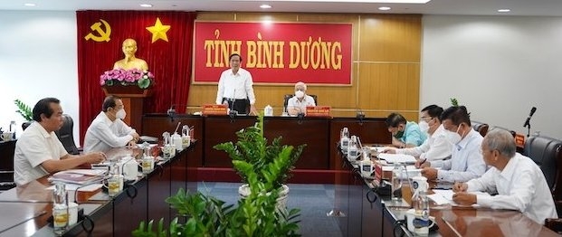 Toàn cảnh cuộc họp của Trung ương Hội NCT Việt Nam và Tỉnh uỷ Bình Dương