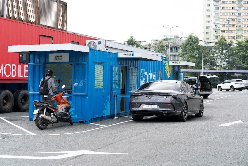 Khách chưa đặt hẹn vẫn có thể đăng ký trực tiếp tại Trạm xét nghiệm Covid-19 Drive-Thru FV