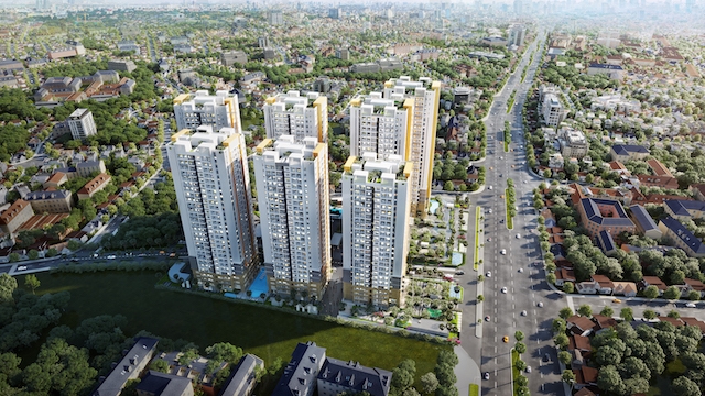 Phối cảnh tổng thể dự án Bien Hoa Universe Complex