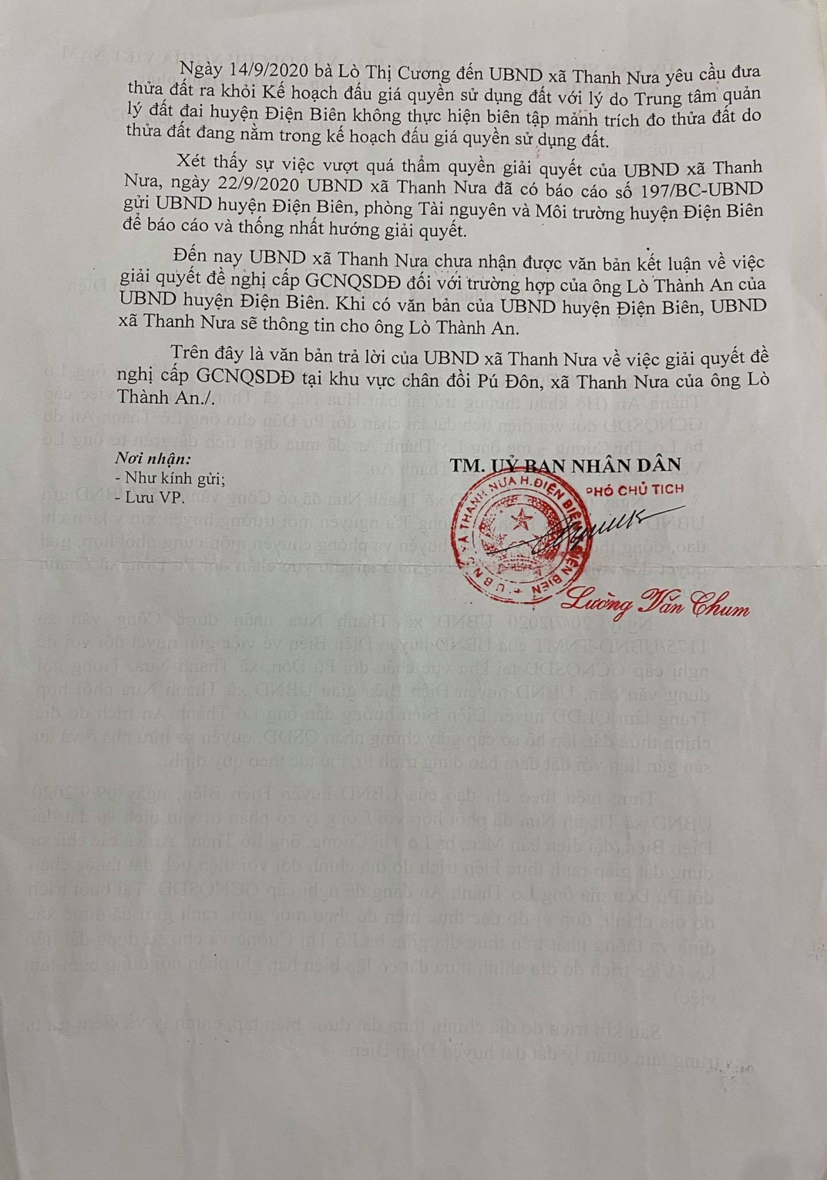 Huyện Điện Biên, tỉnh Điện Biên: Cần sớm giải quyết quyền lợi chính đáng của người dân