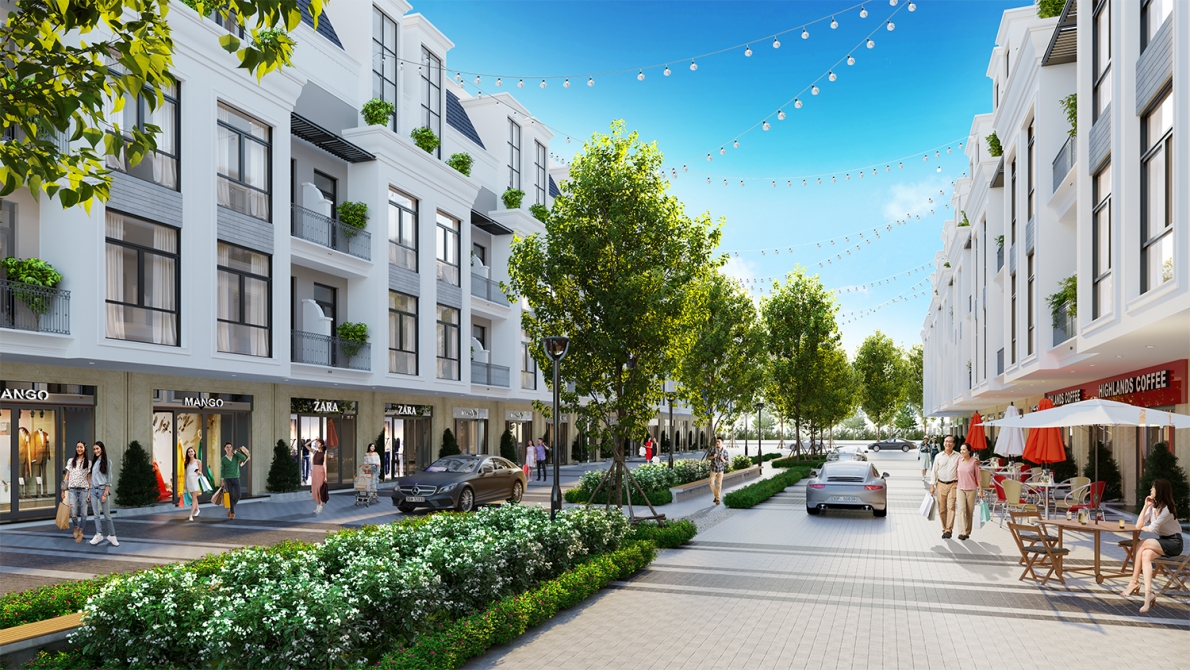 Cơ hội đầu tư sinh lời bền vững với shophouse phong cách Ý