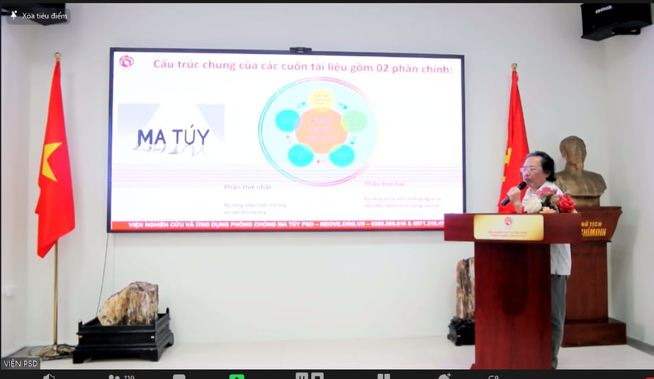 Tập huấn về công tác phòng, chống ma túy trong Ngành giáo dục năm học 2021 – 2022