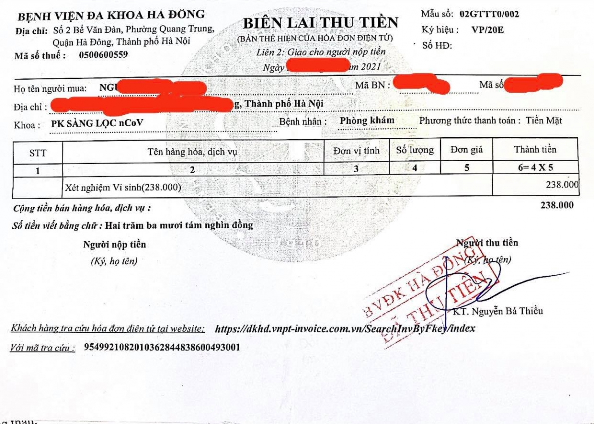 Có thu tiền test nhanh Covid-19 cao hơn quy định của Bộ Y tế?