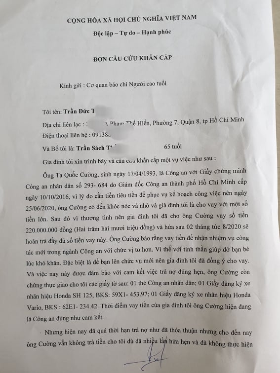 TP. Hồ Chí Minh: Khởi tố vụ án cựu Công an lừa đảo chiếm đoạt tiền của người dân