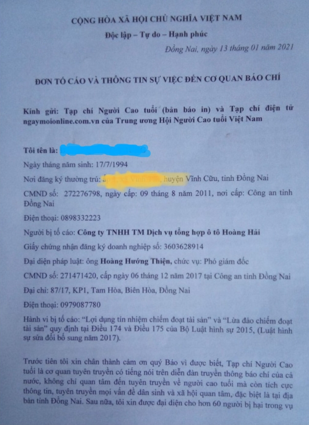 Đồng Nai: Hàng chục chiếc xe ô tô cho thuê bị “mất tích”