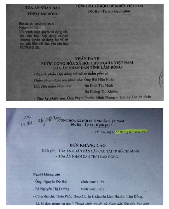 Rất mong Tòa cấp phúc thẩm chuẩn mực, công tâm!