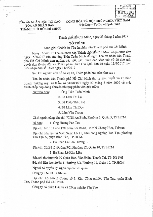Nhiều bất thường từ Quyết định kháng nghị giám đốc thẩm