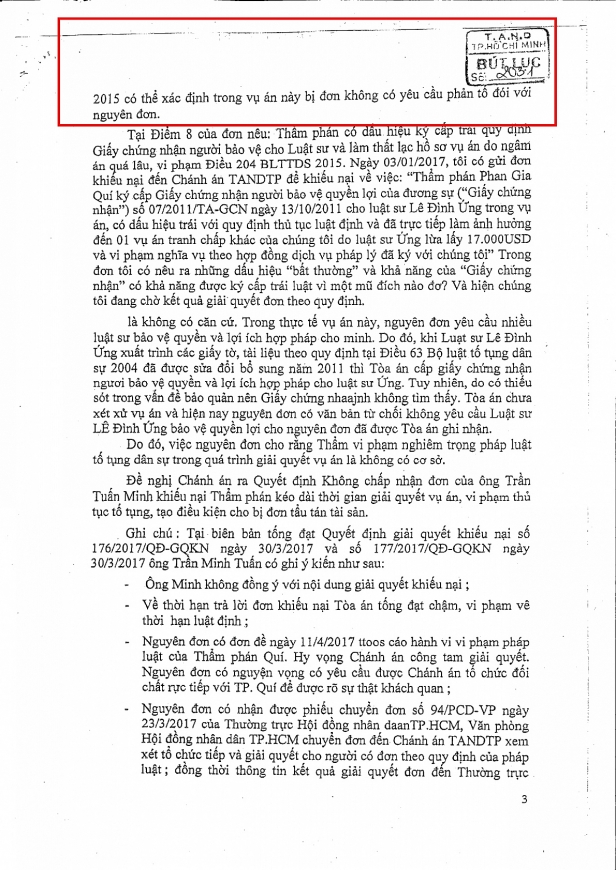 Nhiều bất thường từ Quyết định kháng nghị giám đốc thẩm