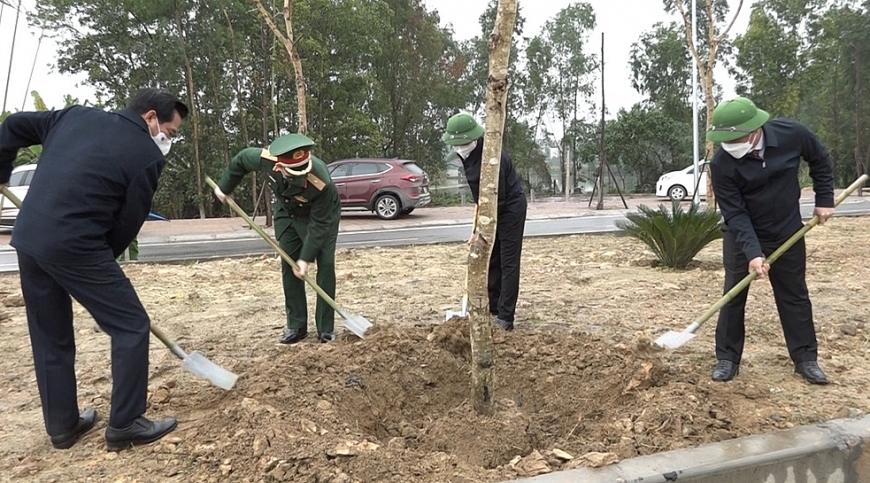 Lễ phát động Tết Trồng cây Xuân 2022 huyện Ba Vì 