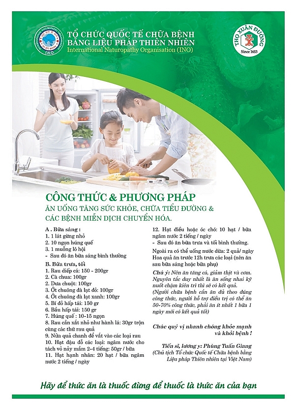 Chữa bệnh bằng ẩm thực liệu pháp Nam y