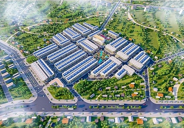 Phối cảnh Dự án khu dân cư Long Hội Central Point.