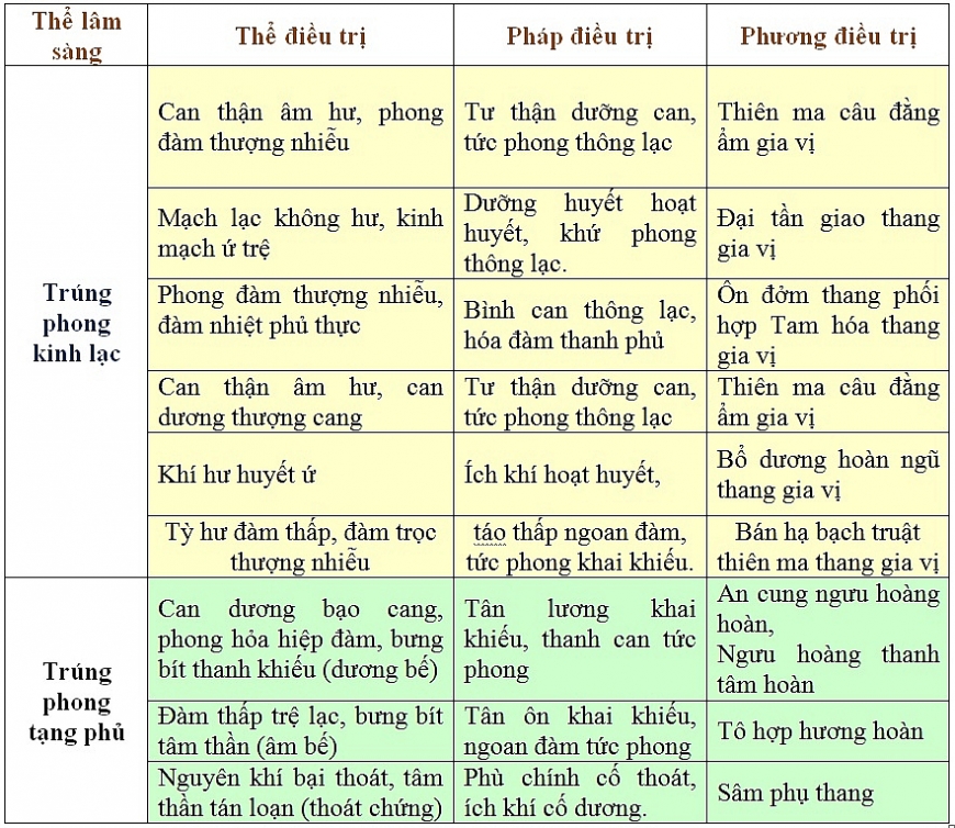Điều trị tai biến mạch máu não bằng nam y