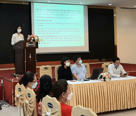 Bà Trần Bích Thủy, Giám đốc Tổ chức HAI tại VN bày tỏ sự tin tưởng về chất lượng hoạt động của các CLB LTHTGN ở TP. Đà Nẵng