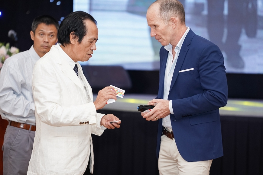 Ông Nguyễn Ngọc Mỹ giới thiệu về tiềm năng của vùng Bắc Úc