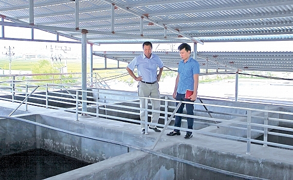Khu xử lý nước sạch của Công ty TNHH Thương mại Đỗ Gia Bảo. Khu xử lý nước sạch của Công ty TNHH Thương mại Đỗ Gia Bảo.