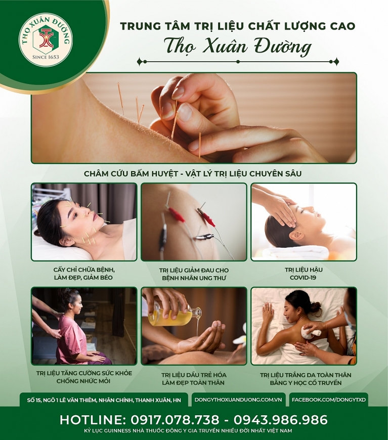 Trung tâm trị liệu chất lượng cao Thọ Xuân Đường