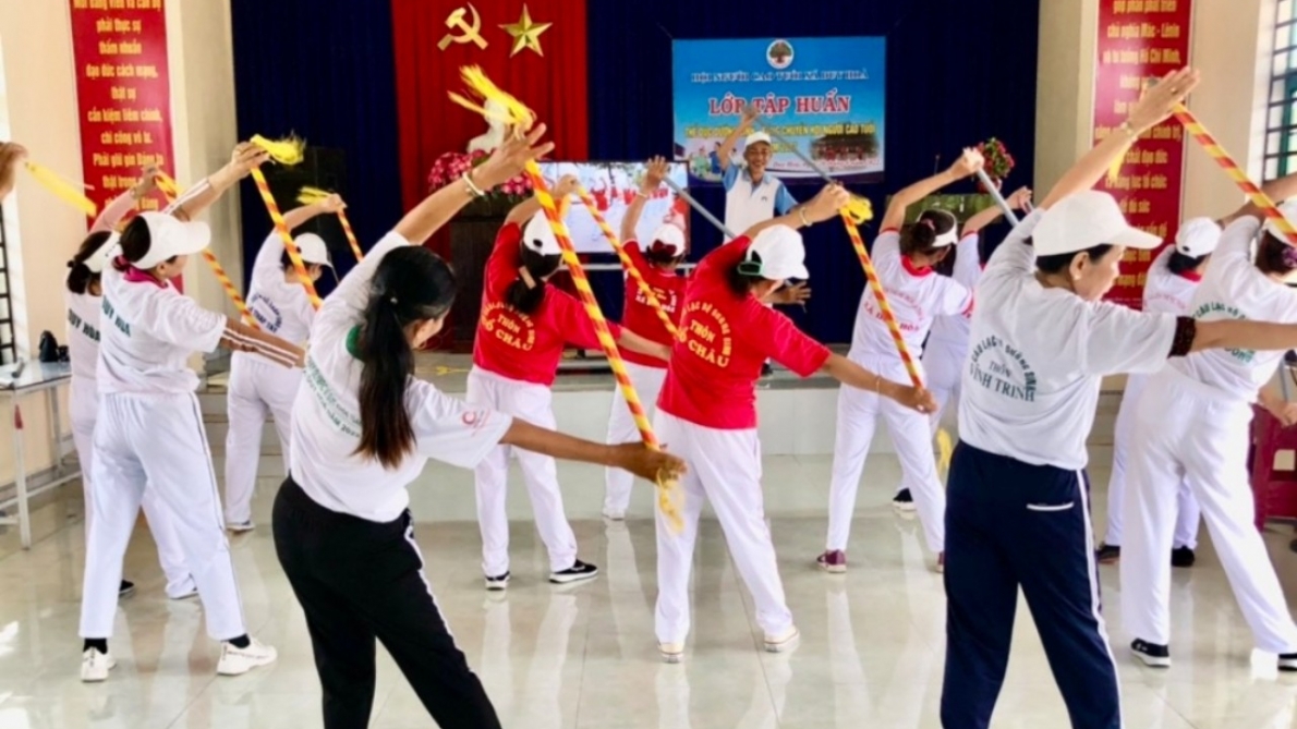Hội NCT huyện Duy Xuyên, Quảng Nam: Đẩy mạnh hoạt động chăm sóc sức khỏe và thể dục thể thao