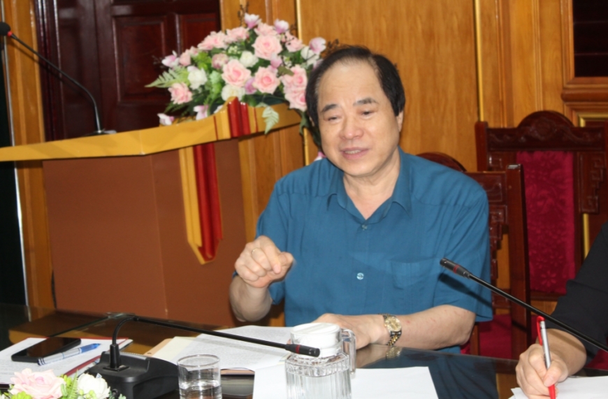 Phó Chủ tịch Hội NCT Việt Nam Trương Xuân Cừ phát biểu tại buổi làm việc Phó Chủ tịch Hội NCT Việt Nam Trương Xuân Cừ phát biểu tại buổi làm việc