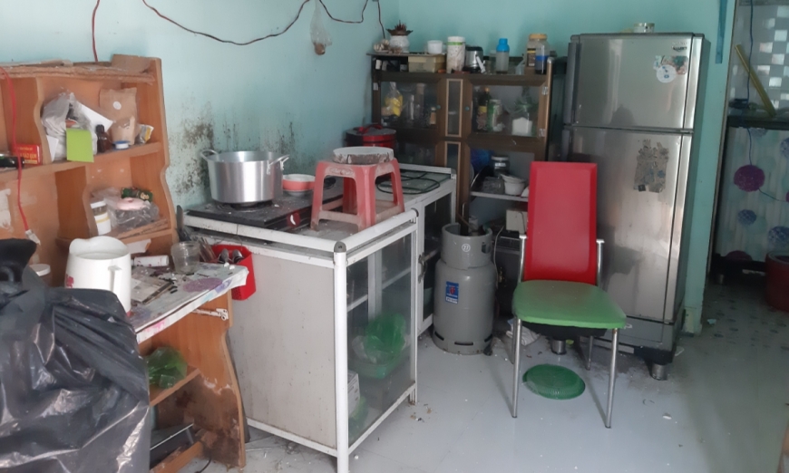 : Đồ đạc trong nhà bà Nhuận bị xáo trộn lung tung   