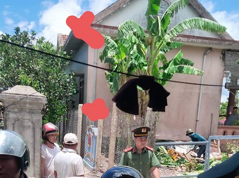 Nhà ông Ngọc sau khi bị cưỡng chế