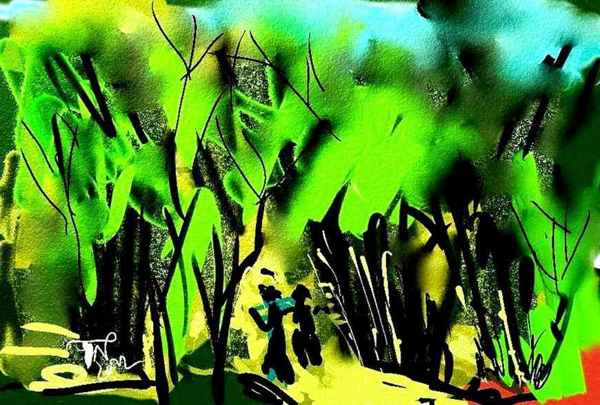 Những cánh rừng đều xanh