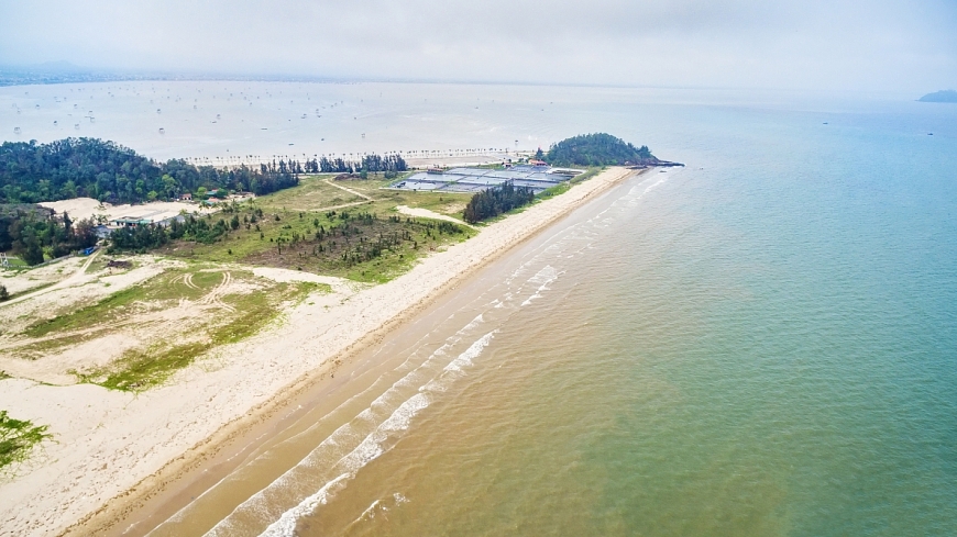 Biển Hải Tiến rất đẹp nhưng trước đây chưa được phát triển xứng tầm tiềm năng