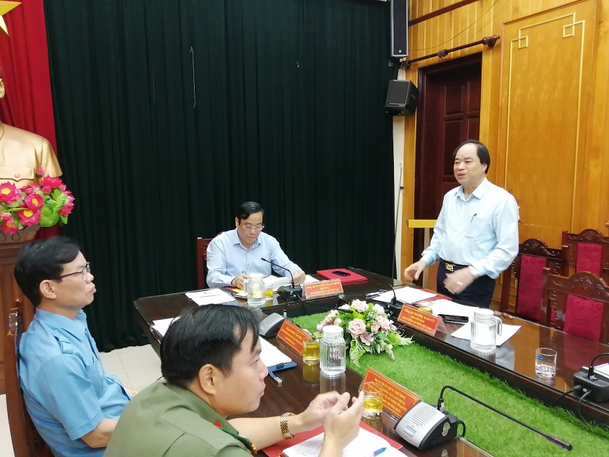 Chuẩn bị chu đáo để Hội nghị toàn quốc biểu dương điển hình tiên tiến NCT trong phong trào Toàn dân bảo vệ ANTQ giai đoạn 2016 - 2021 thành công tốt đẹp