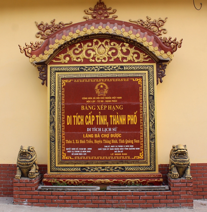 Lăng “Bà Chợ Được”