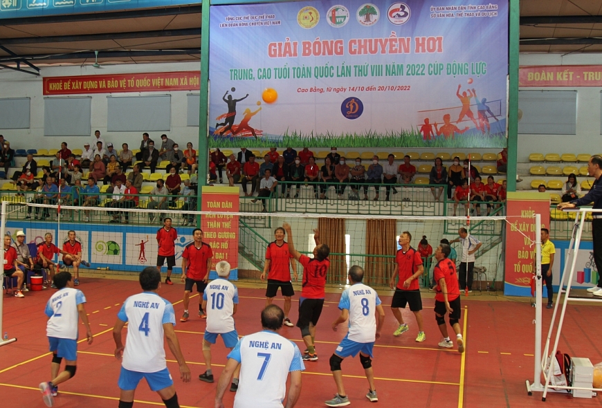 Quang cảnh một trận đấu chung kết nam