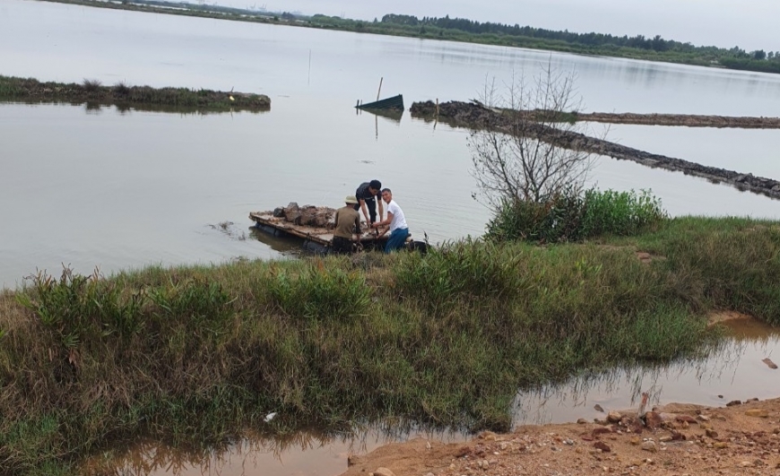 Số diện tích đầm nuôi trồng thủy sản của HTX Liên Hòa 3 còn lại chưa bị thu hồi là 27,15 ha.