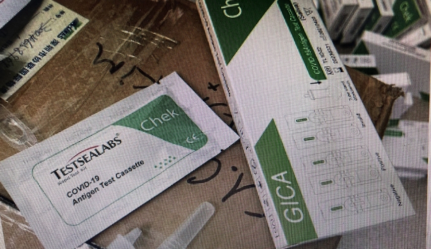 Mặt hàng Test kít xét nghiệm Covid-19 