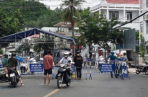 Một điểm phong tỏa tại phường Vĩnh Trường, TP.Nha Trang.