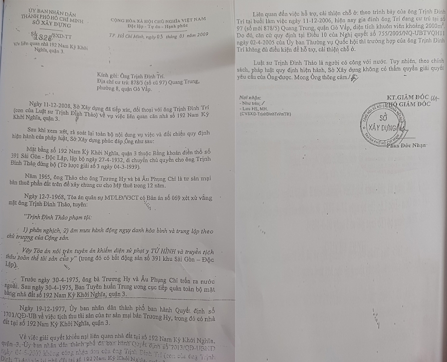Cần làm rõ quyết định thu nhà của luật sư Trịnh Đình Thảo