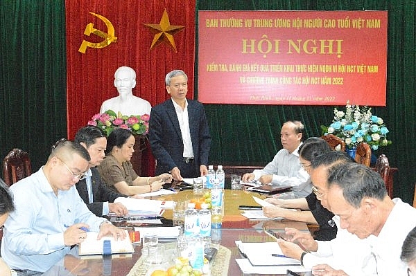 Đoàn kiểm tra Trung ương Hội NCT Việt Nam: Làm việc với Ban đại diện Hội NCT tỉnh Thái Bình