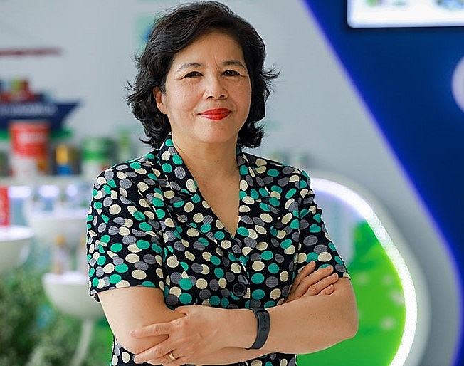 Doanh nhân Mai Kiều Liên Tổng giám đốc Vinamilk. 