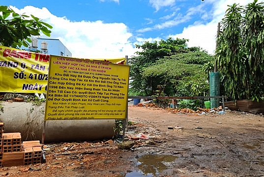 Khu đất ông Ta hứa trả thưởng cho HTX Tín Nhiệm.