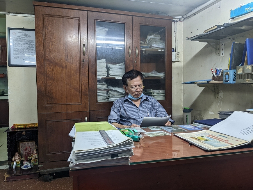 . Ông Khuất Duy Thuận, 73 tuổi, Chủ tịch HĐQT HTX Tín Nhiệm.