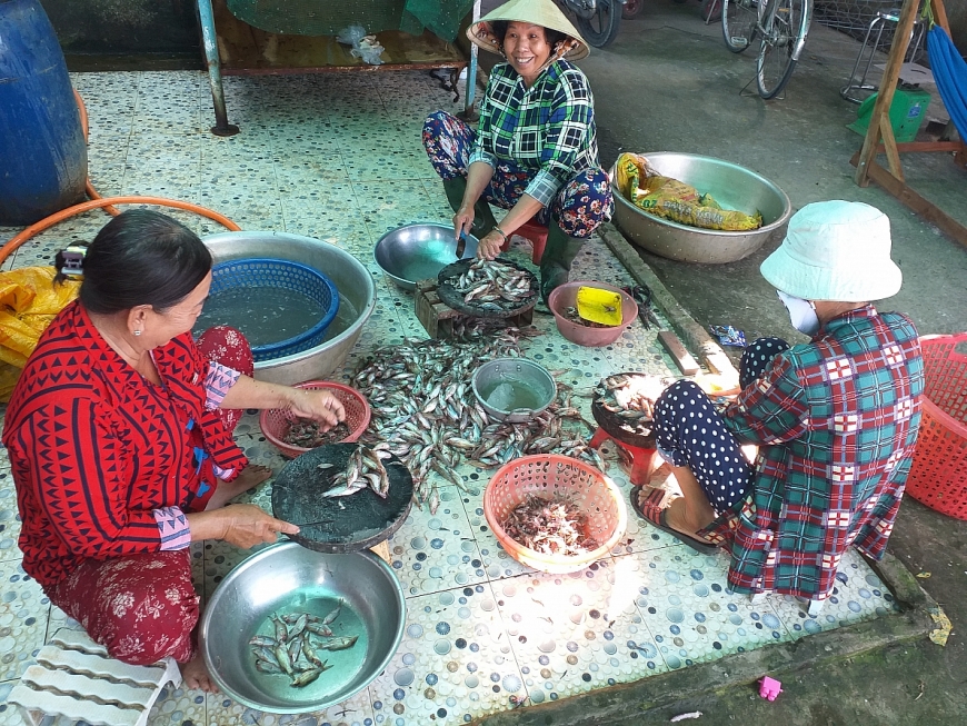 Làng cá khô Phú Thọ hối hả vào vụ Tết