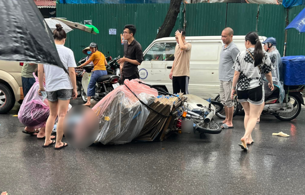 Hiện trường vụ tai nạn. ảnh MXH