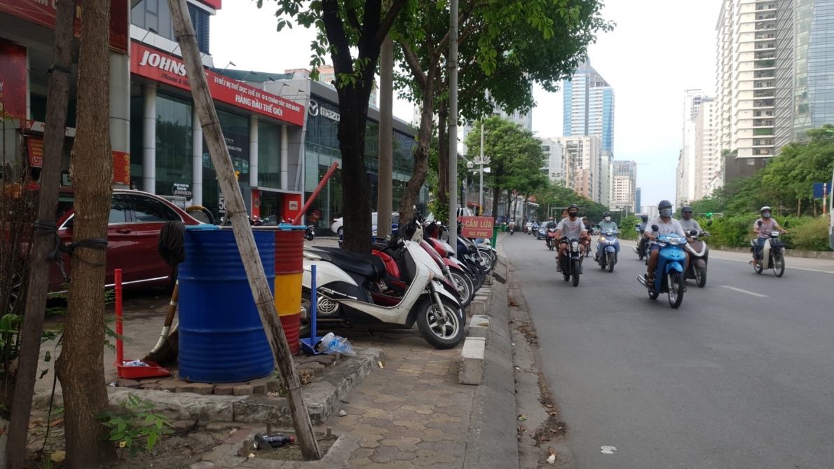 Cận cảnh Dự án bãi đỗ xe số 68 Lê Văn Lương được Thanh tra Bộ Xây dựng chỉ ra nhiều sai phạm