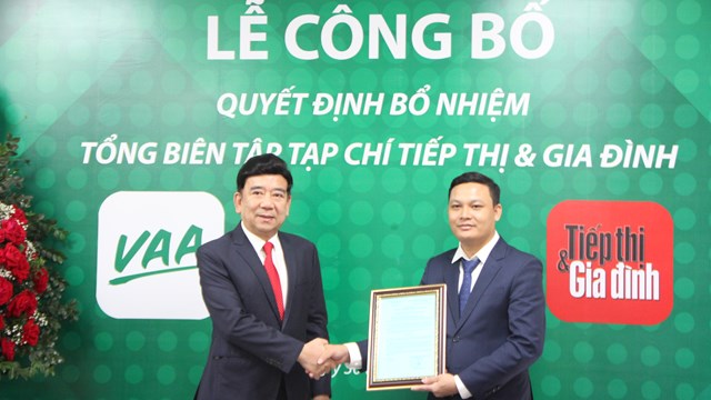 Nhà báo Hoàng Vững làm Tổng Biên tập Tạp chí Tiếp thị và Gia đình