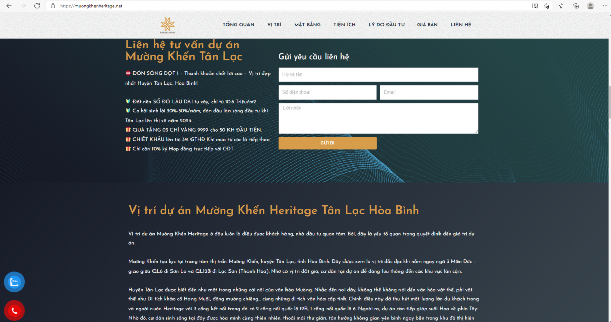 Dấu hiệu huy động vốn khi chưa đủ điều kiện tại dự án Khu dân cư Mường Khến