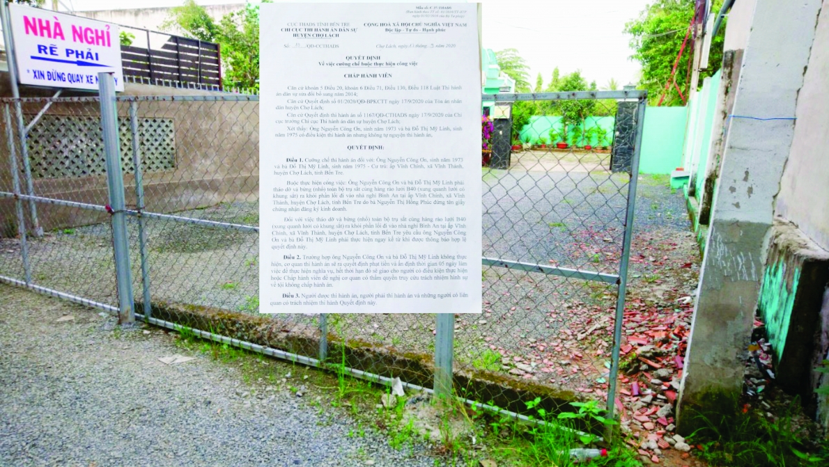 Bến Tre: Chi cục THADS huyện Chợ Lách 