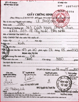 TP Tây Ninh, tỉnh Tây Ninh: Có dấu hiệu bà Lê Phượng Linh giả mạo giấy chứng sinh, sao chưa xem xét, xử lí?
