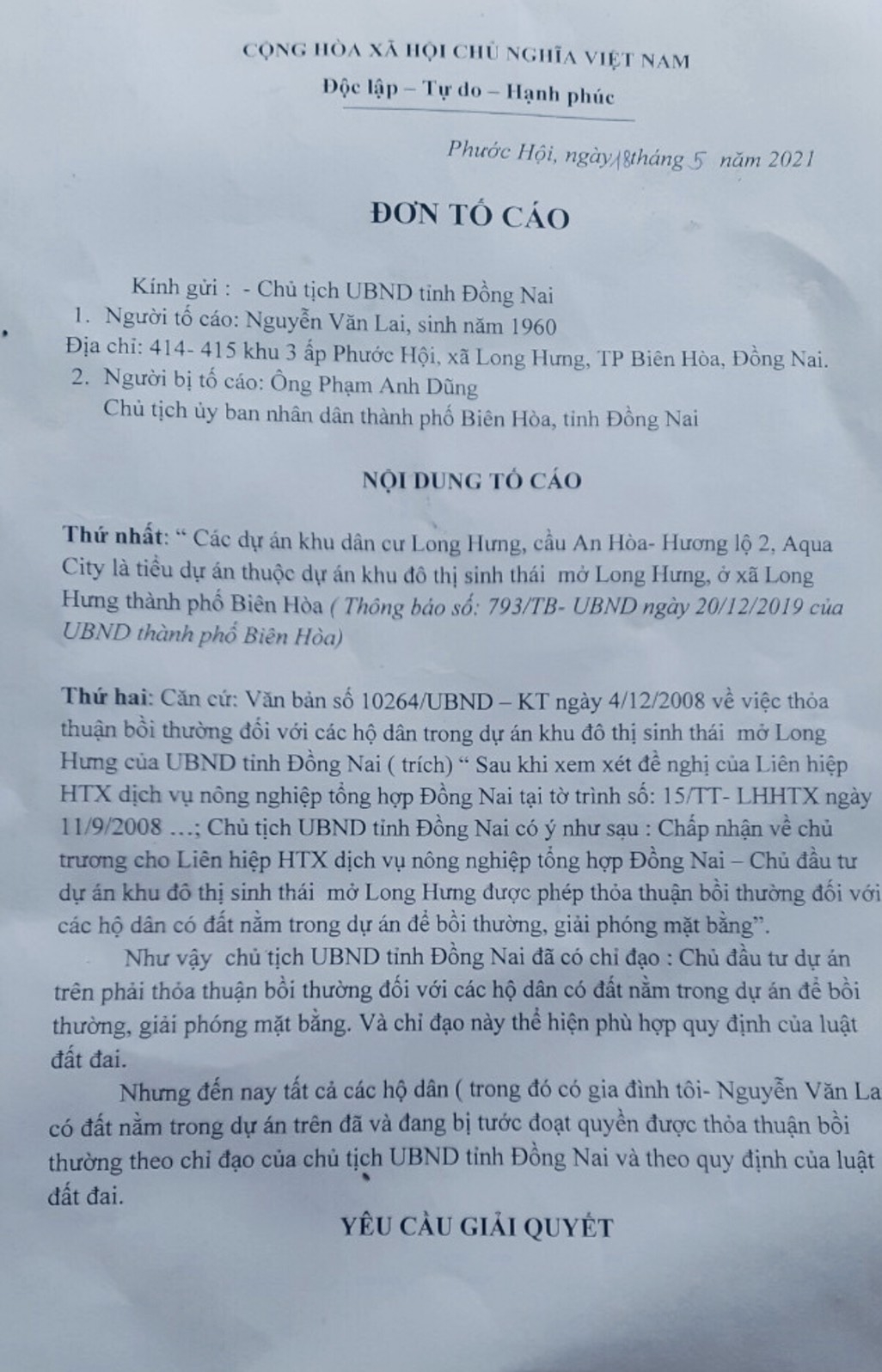 Cần giải quyết nguyện vọng hợp pháp, chính đáng của nhiều người cao tuổi