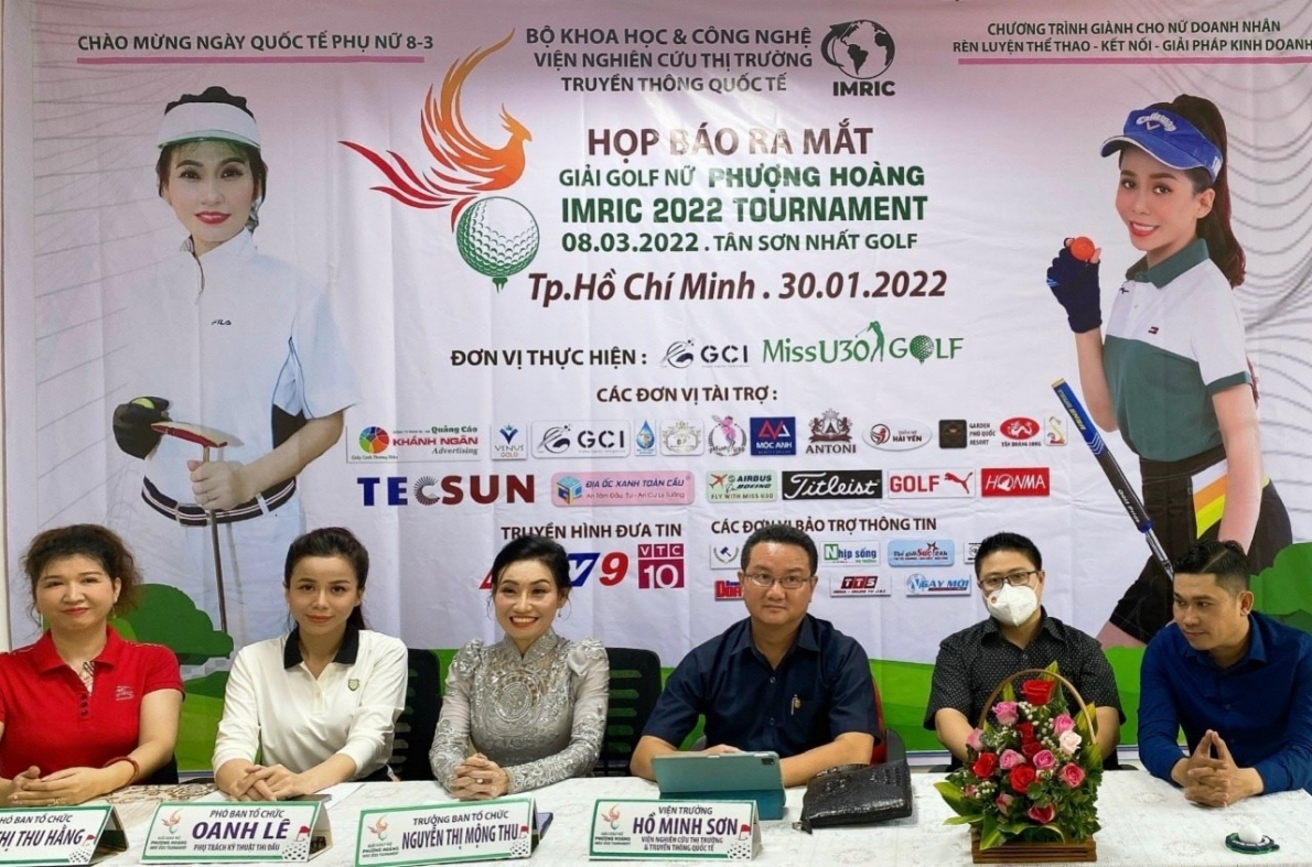 Viện IMRIC tổ chức họp báo giải Golf nữ “Phượng Hoàng” lần thứ I năm 2022
