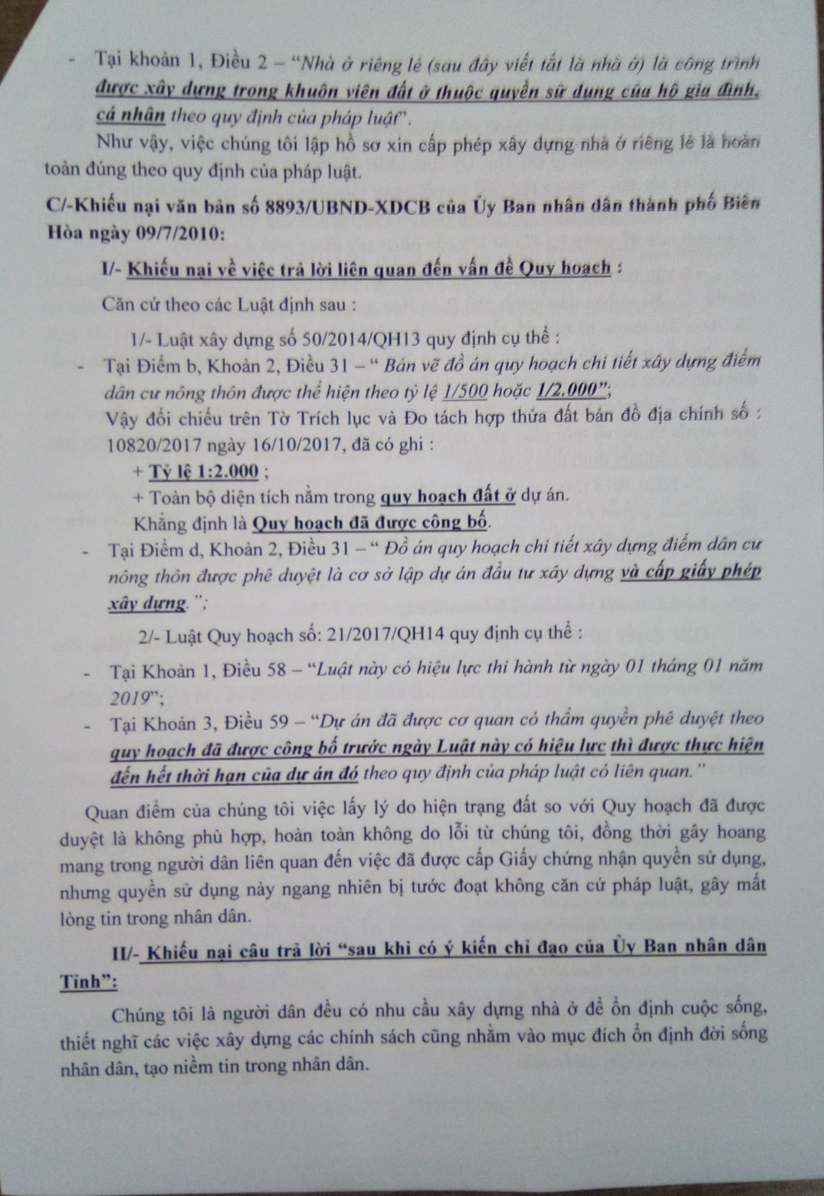 TP. Biên Hòa, tỉnh Đồng Nai: Sao chưa cấp phép xây dựng có thời hạn cho 38 hộ dân?