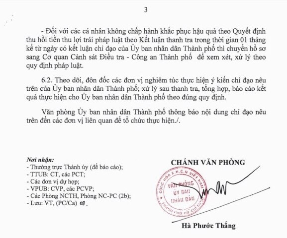 UBND TP Hồ Chí Minh yêu cầu xử lý người đứng đầu để xảy ra sai phạm tại Bệnh viện Trưng Vương