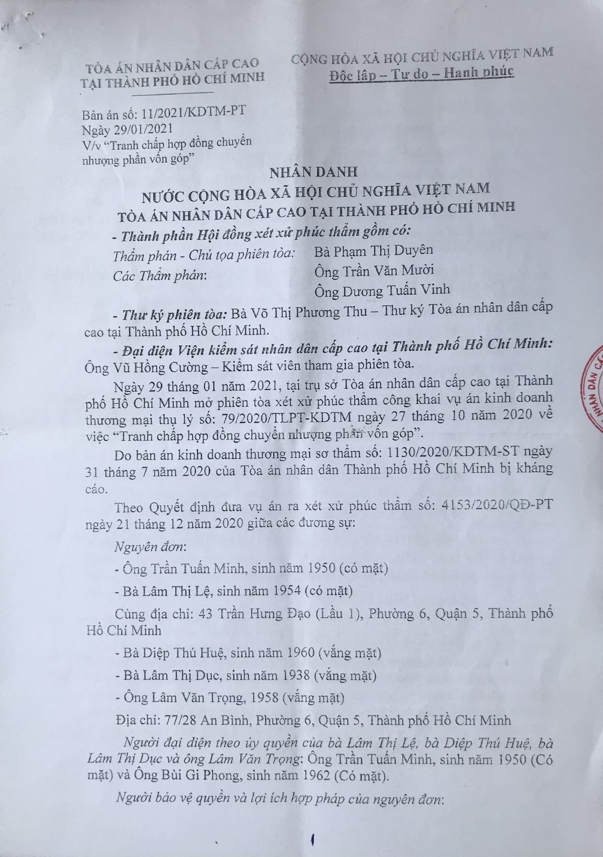 Nhiều bất thường từ Quyết định kháng nghị giám đốc thẩm