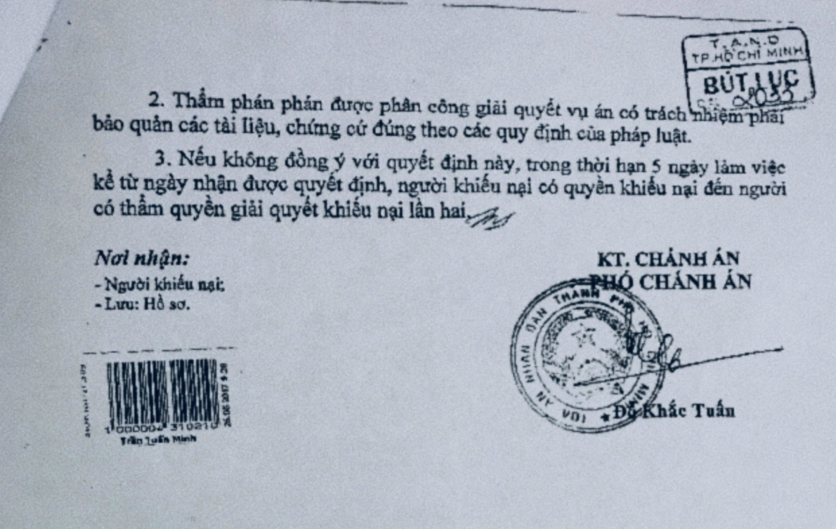 Nhiều bất thường từ Quyết định kháng nghị giám đốc thẩm